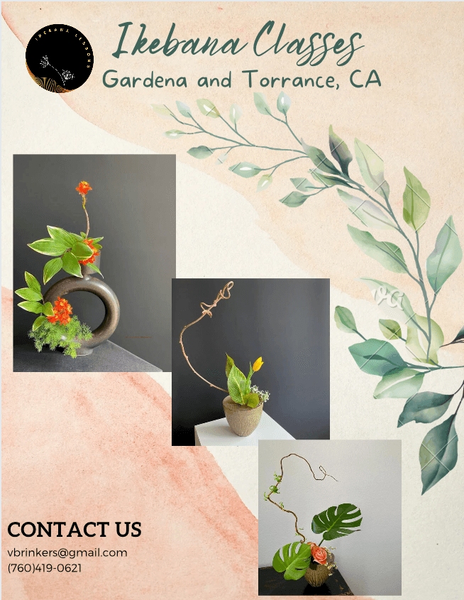 Ikebana Classes in Gardena and Torrance